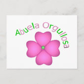 Abuela Orgullosa Postkarte (Vorderseite)