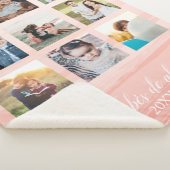 Abuela Pink Ombré Sherpa Blanka Sherpadecke (3/4)