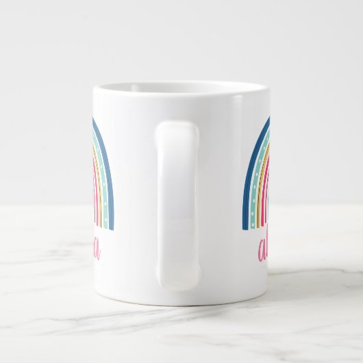 Abuela Rainbow Jumbo-Tasse (Rückseite)