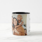 Abuela Script Herz dankbar jeden Augenblick Foto Tasse (Zentrum)