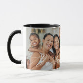 Abuela Script Herz dankbar jeden Augenblick Foto Tasse (Links)