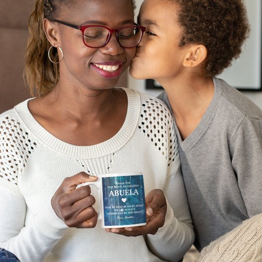 Abuela Spanish Oma Danke an die Nachricht Custom Kaffeetasse