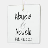 Abuela und Abuelo First Grandchild Ornament (Links)