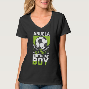 Abuela vom Geburtstag Boy Soccer Bday Team T-Shirt