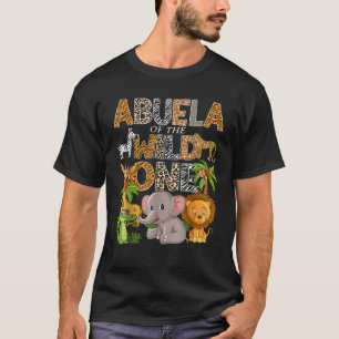Abuela vom wilden 1. Geburtstag Safari-Dschungel T-Shirt