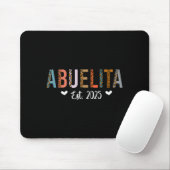 Abuelita Est 2025 Cute Grandma Leopard Print Chris Mousepad (Mit Mouse)