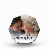 Abuelita Grandma Script Overlay Fotoblock (Vorderseite)