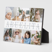 "Abuelita" Großkinder Namen 7 FotoCollage Fotoplatte (Seite)
