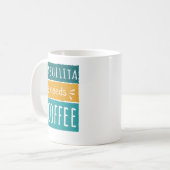 Abuelita Needs Coffee Mug Kaffeetasse (Vorderseite Links)
