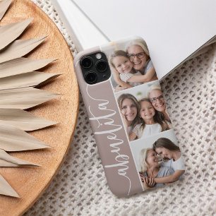 Abuelita Script Grandma Foto Collage Case-Mate iPhone Hülle