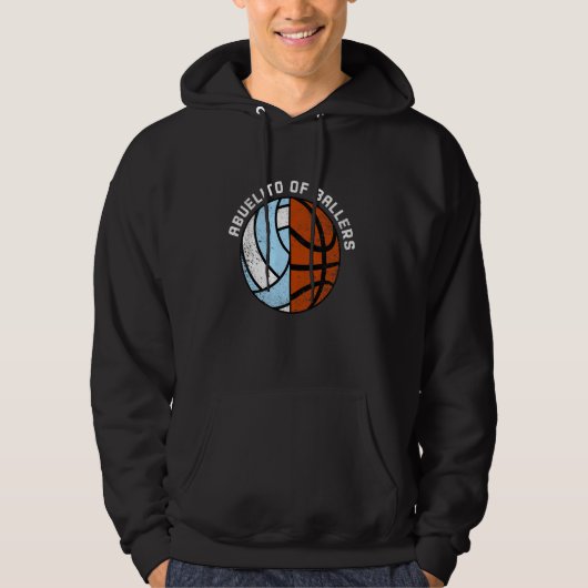 Abuelito Ballers Funny Volleyball Basketball Ab Hoodie (Vorderseite)