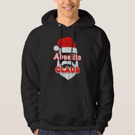 Abuelito Claus Weihnachtsfeier Merry Ugly Swe Hoodie (Vorderseite)