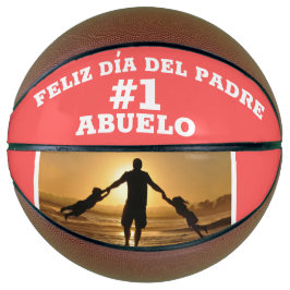 Abuelo #1 Feliz Dia Del Padre Custom Foto Basketball