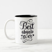 abuelo amigable sabiduria gibt felicidad zu zweifarbige tasse (Links)