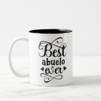 abuelo amigable sabiduria gibt felicidad zu zweifarbige tasse