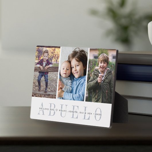 Abuelo | Entenkinder - FotoCollage Fotoplatte