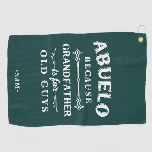 Abuelo | Großvater ist für alte Typ Golfhandtuch (Horizontal)