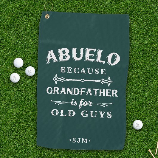 Abuelo | Großvater ist für alte Typ Golfhandtuch
