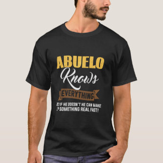 Abuelo kennt alles Geschenke für den Vater des Vat T-Shirt