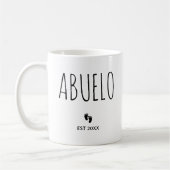 Abuelo Neue Großeltern Spanische Oma Est 2025 Kaffeetasse (Links)