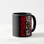 Abuelo Peruanischer Großvater Peruanischer Vaterta Tasse (VorderseiteRechts)