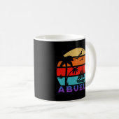 Abuelo Retro Sunset Ocean Großvater Kaffeetasse (VorderseiteRechts)