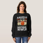 Abuelo vom Bowler-Tag-Bowling-Party Sweatshirt (Vorne ganz)