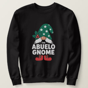 Abuelo Weihnachten Holly Gnom Geschenk Sweatshirt