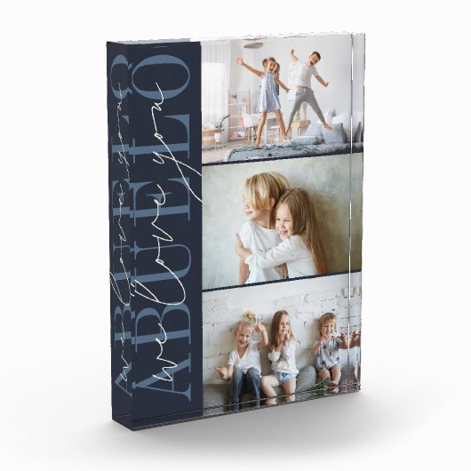 Abuelo Wir Liebe Sie 3 Fotoblock (Links)