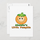 Abuelos kleiner Kürbis Abuelo Postkarte (Vorne/Hinten)