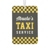 Abuelos Taxi-Service | Niedliches Opfergeschenk Autolufterfrischer (Rückseite)