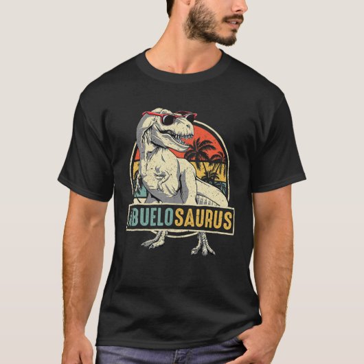 Abuelosaurus T Rex Dinosaur Abuelo Saurus Familie T-Shirt (Vorderseite)
