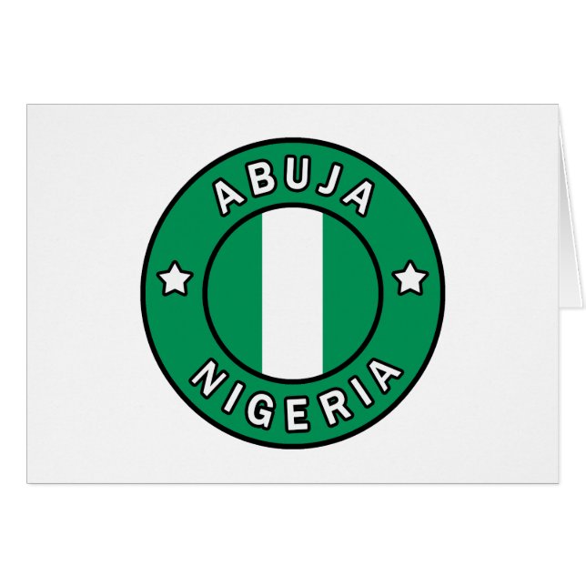 Abuja Nigeria (Vorderseite (Horizontal))