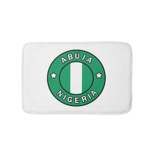 Abuja Nigeria Badematte (Vorderseite)