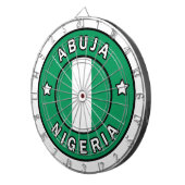 Abuja Nigeria Dartscheibe (Vorderseite rechts)