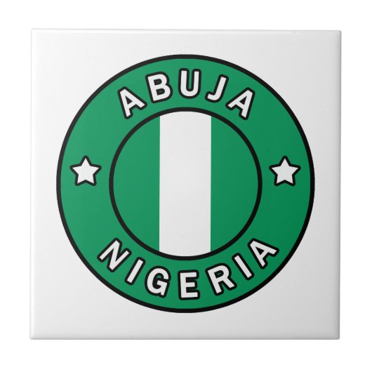Abuja Nigeria Fliese (Vorderseite)