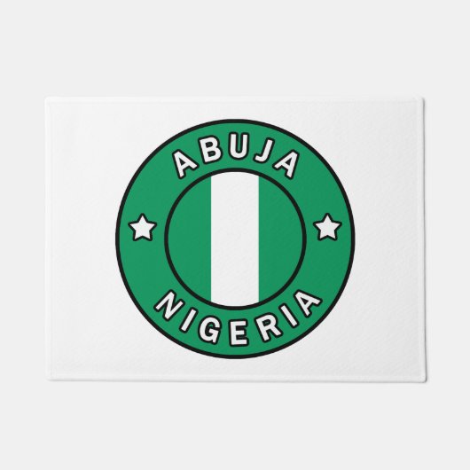 Abuja Nigeria Fußmatte (Vorderseite)