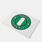 Abuja Nigeria Fußmatte (Schrägansicht)