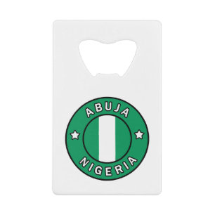 Abuja Nigeria Geldbeutel Flaschenöffner
