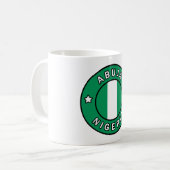 Abuja Nigeria Kaffeetasse (Vorderseite Links)