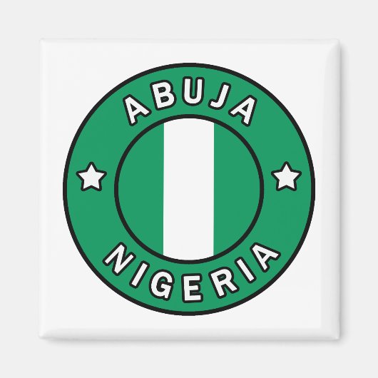Abuja Nigeria Magnet (Vorne)