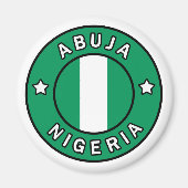 Abuja Nigeria Magnet (Vorne)