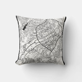 Abuja Nigeria Map Kissen