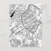 Abuja Nigeria Map Postkarte (Vorderseite)