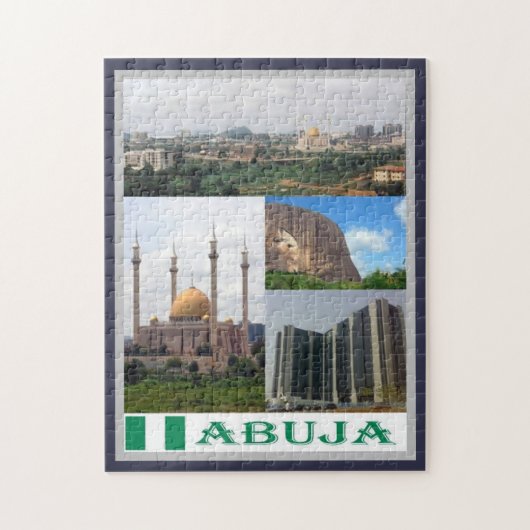 Abuja - Nigeria - Mosaik - Puzzle (Vertikal)