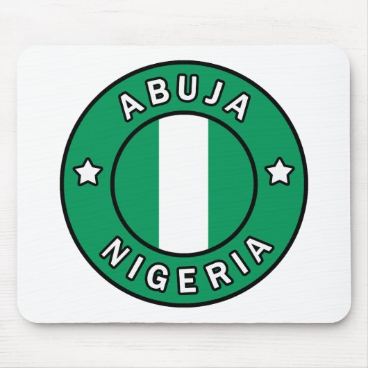 Abuja Nigeria Mousepad (Vorne)
