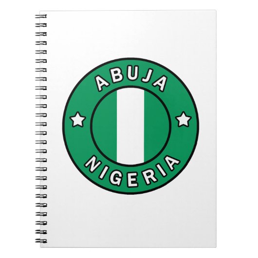 Abuja Nigeria Notizblock (Vorderseite)