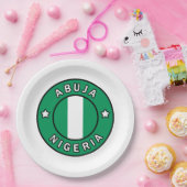 Abuja Nigeria Pappteller (Party)