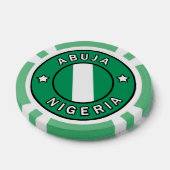Abuja Nigeria Pokerchips (Einzeln)
