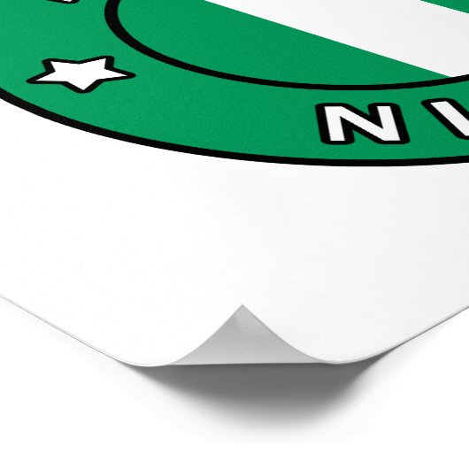 Abuja Nigeria Poster (Ecke)